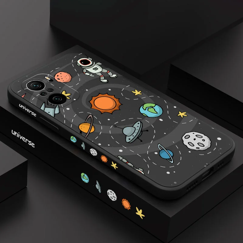 Great Astronaut Design Silicone Phone Case