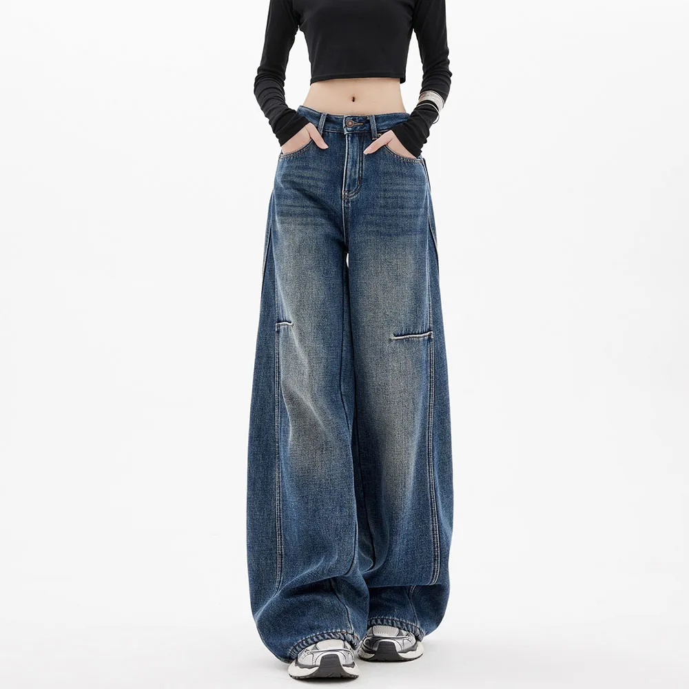 Vintage High-Waist Wide-Leg Jeans 1
