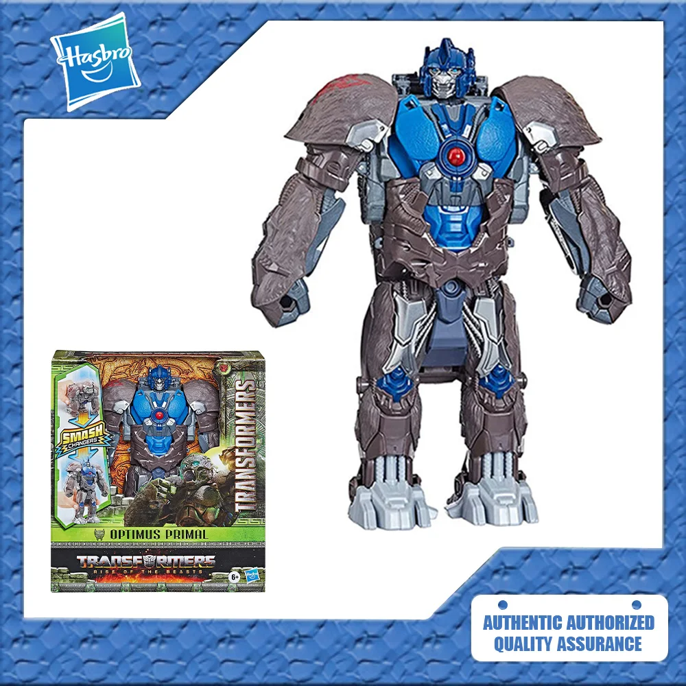 

Hasbro Transformers Rise of the Beasts Optimus Prime PRIMAL Smash Changers movable toys Figure Collection