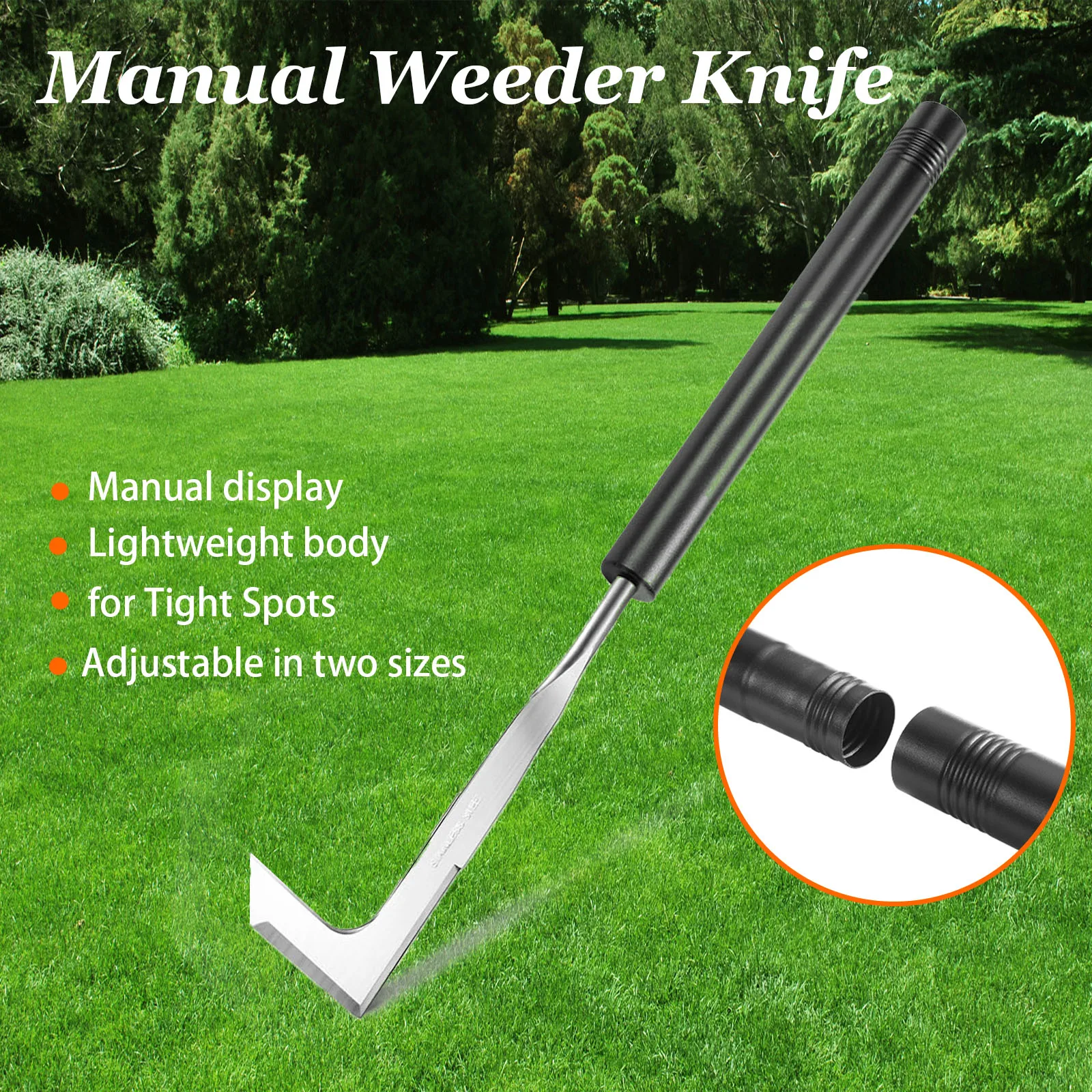 Garden Weeding Tool Weeding Puller L-shaped Manual Extractor Supplies Hand Crack Removal Bonsai Tool Agricultural Weeder Knife