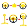 Electric Simulated Driving Steering Wheel Interactive Toys Copilot Toy Electric Toys W/Light Music Sounding Toy Kids Baby Gifts 6