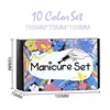10PCS Gel Nail Polish Set Glitter Semi Permanent Hybrid Gel Varnish Soak Off UV Lamp For Manicure Art Nail Gel Kit 6