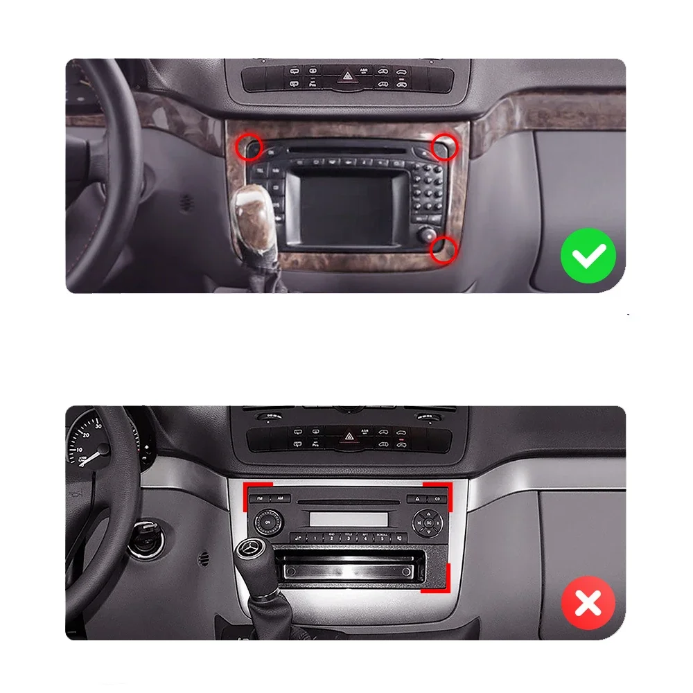 に適合するピカント 2021+ カーラジオフェイシア 9インチDVDパネルフレームダッシュマウントキット オーディオフレームGPSナビゲーションファシア パネルカーDVD 9インチプラスチックフレームXisiaフィットのためのR KCSOC ステレオパネルダッシュ に適合する キア・ピカント 2004 2005 2006 2007 2008 カーラジオフェイシア DVDス