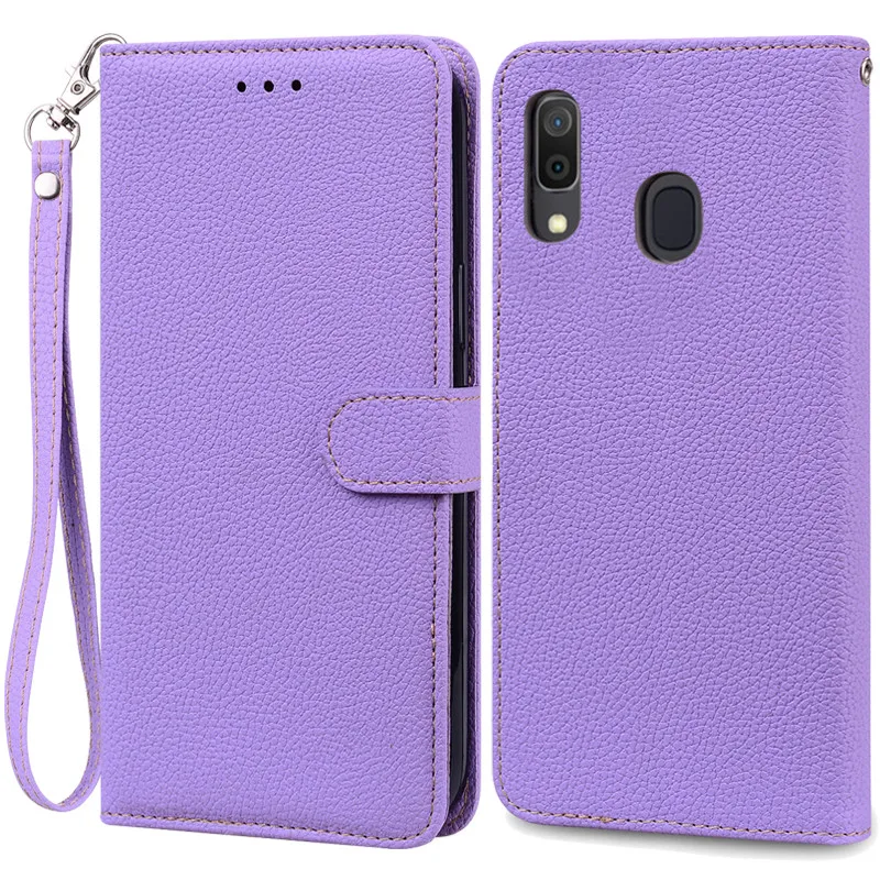 Leather Wallet Flip Case for Samsung Galaxy A40 - Stylish and Protective Cover