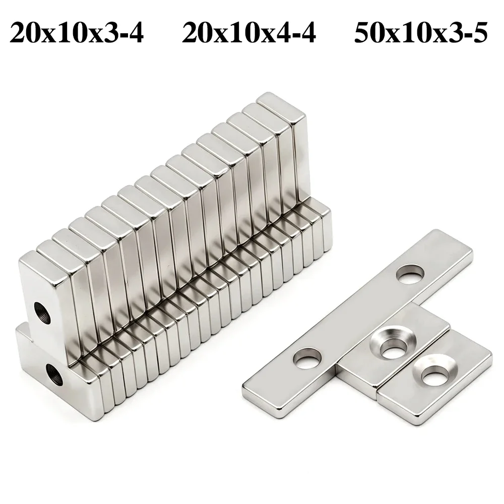 แม่เหล็กบล็อกทรงพลังพิเศษ แม่เหล็กนีโอไดเมียม NdFeB N35 แม่เหล็กถาวรแรงสูง แม่เหล็กติดตู้เย็น 1