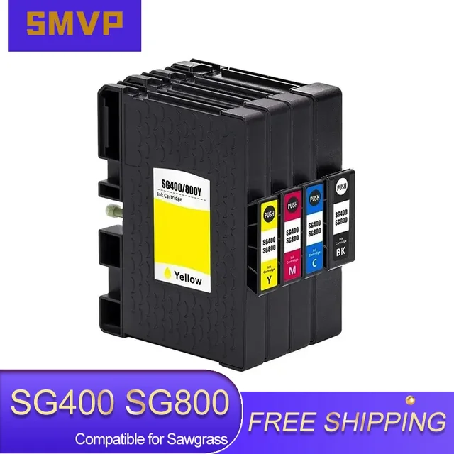 SG400 SG800 SG 400 800 Premium Color Compatible Sublimation Inkjet Ink Cartridge for Sawgrass SG400 SG800 Printer 1
