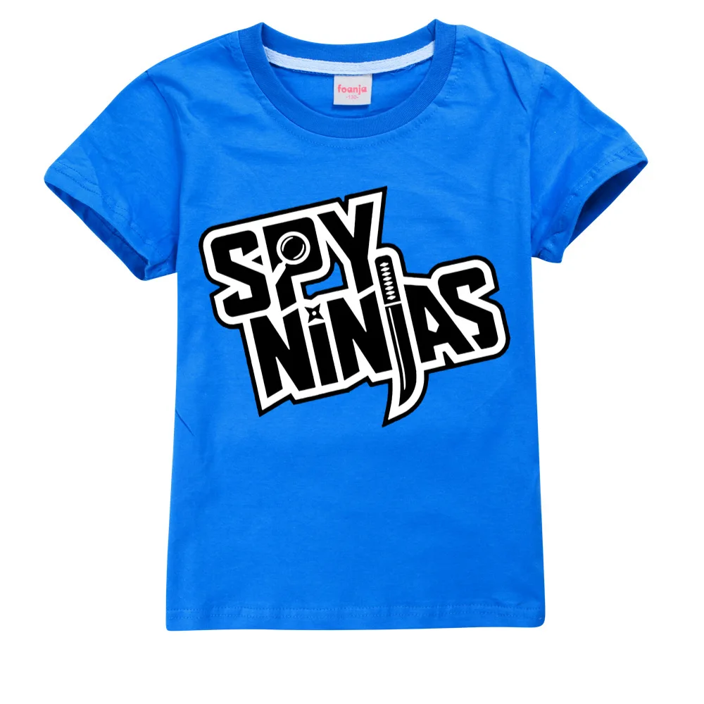 Children T Shirt Toddler Boys Girls Short Sleeves Anime SPY NINJA Printed Tshirt O-neck Tops New Summer Children Cartoon T Shirt Kids T-shirt