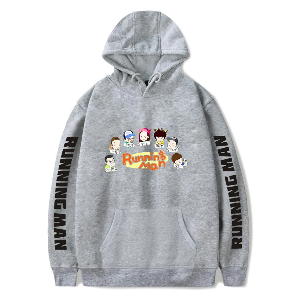 Kpop Running Man Korea Variety TV Show Good Custom Hoodies Women/Men Long Sleeve Hooded Sweatshirts Casual Streetwear Clothes