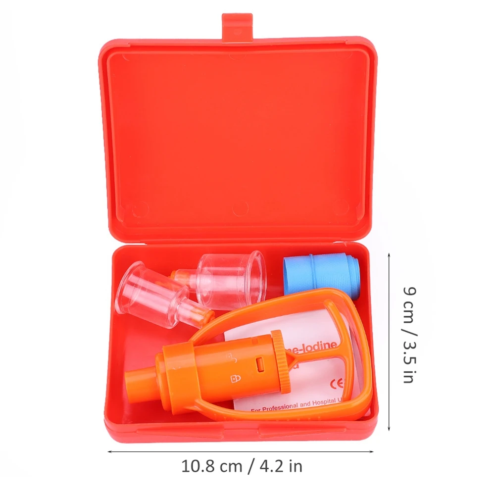 Venom Extractor Survival Tool Outdoor Venom Snake Mosquito Bee Bite Vacuum Suction Pump Survival Camping Hiking First Aid Safety Rescue