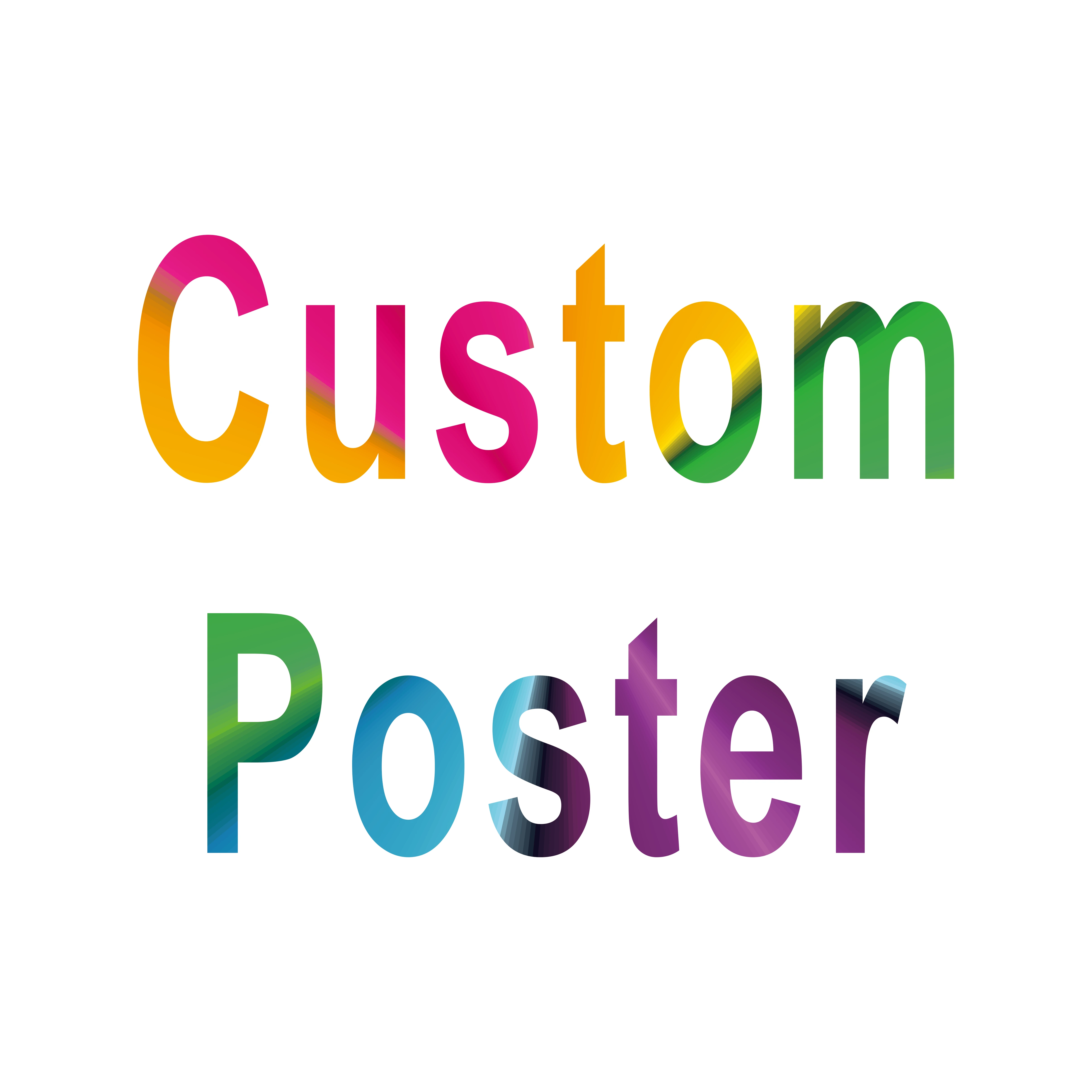 Custom Poster Print Upload Your Favorite Photo Personalized Poster Printed Wedding,family