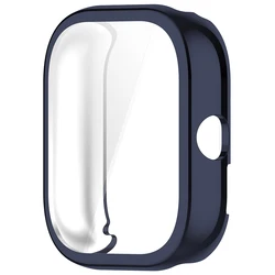 Soft TPU All - Around Bumper Frame Screen Protector Shell for Redmi Watch 5 eSIM (Deep blue)