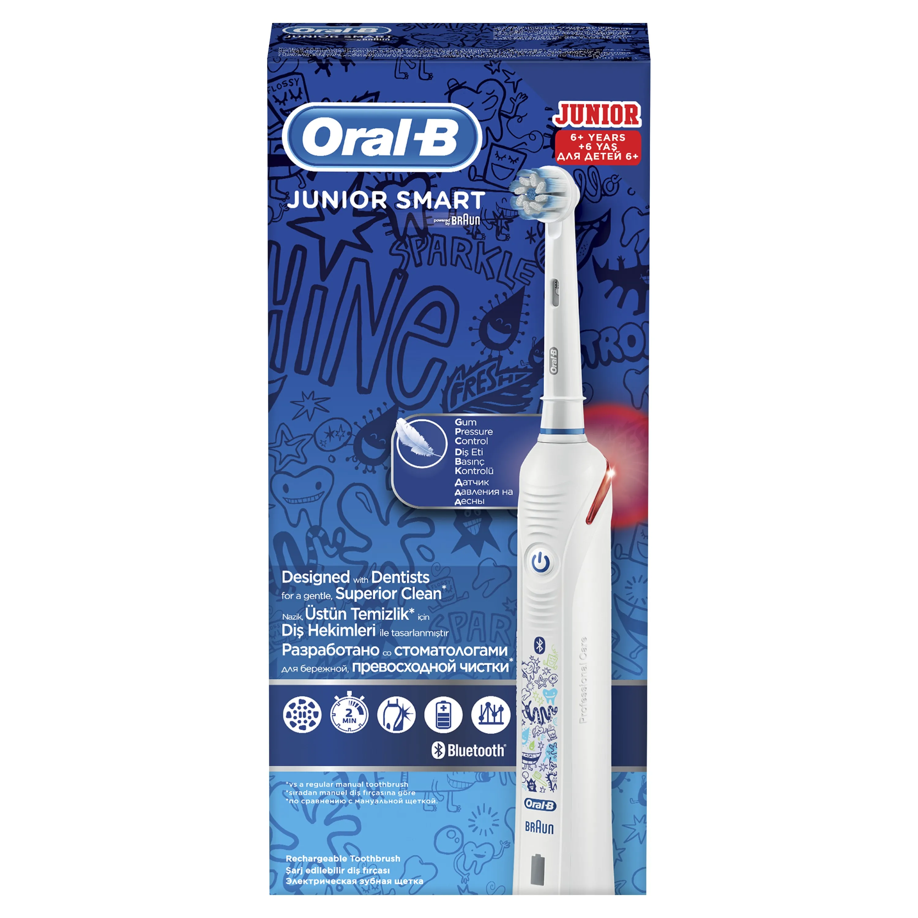Children's Electric Toothbrush Oralb Junior Smart 6+ Manual
