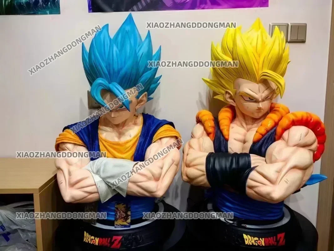 ドラゴンボール　バスト　ゴジータor ベジット　フィギュア　1/1 スケール 在庫ドラゴンボール 1:1 ゴジータベジットバスト像飾り樹脂素材