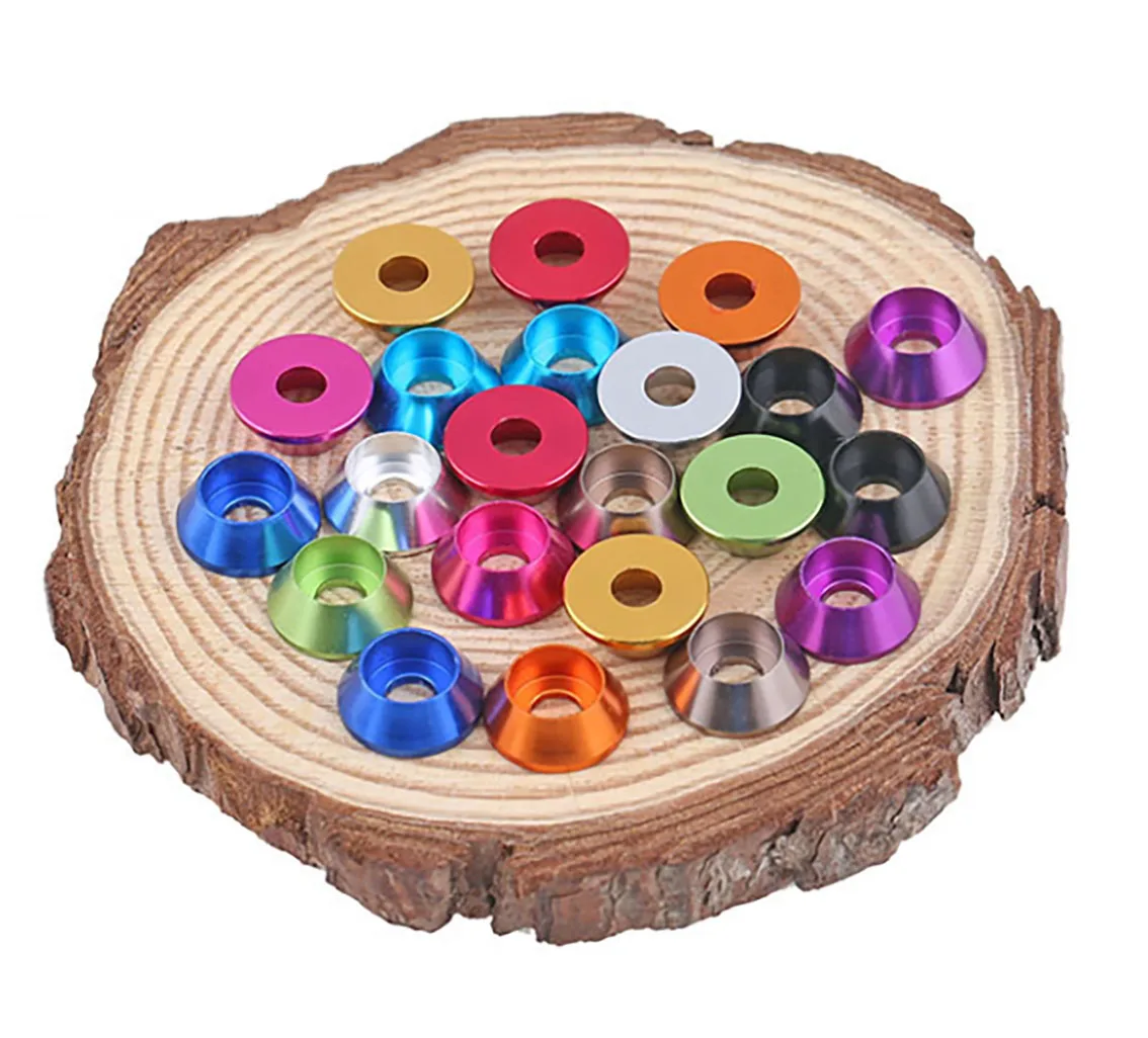 

5Pcs Colourful Aluminum Alloy Washer M5 Cup Head Allen Hex Screw Bolts Gasket Hardware Accessories