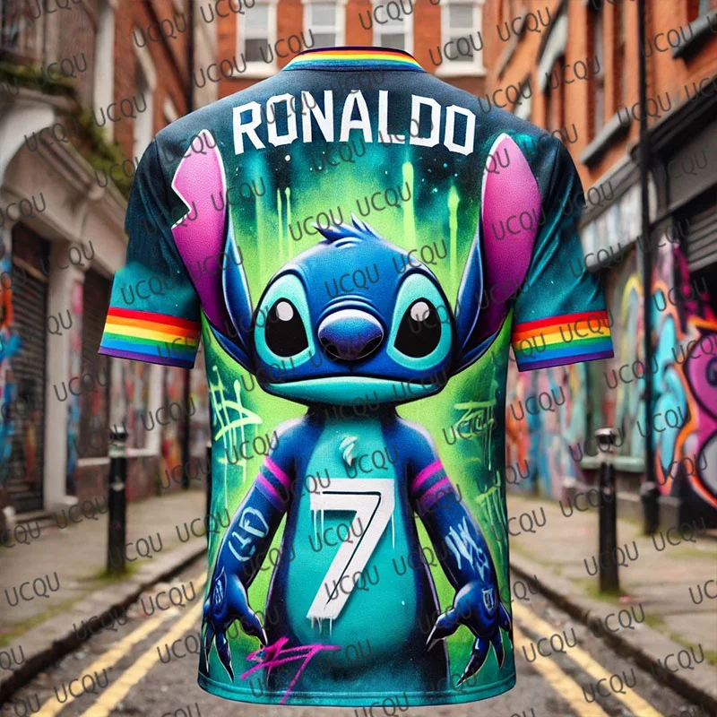 2025Special Edition Ronaldo 7 Graffiti Football Jersey Cartoon