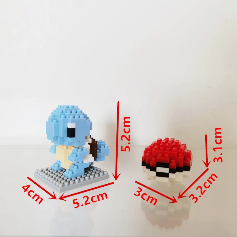 75 Stile Pokémon Bausteine Montage Anime Pikachu Glurak Schigerausche Bisasam Gengar Figuren Spielzeug für Kinder Geschenk – Detail 27