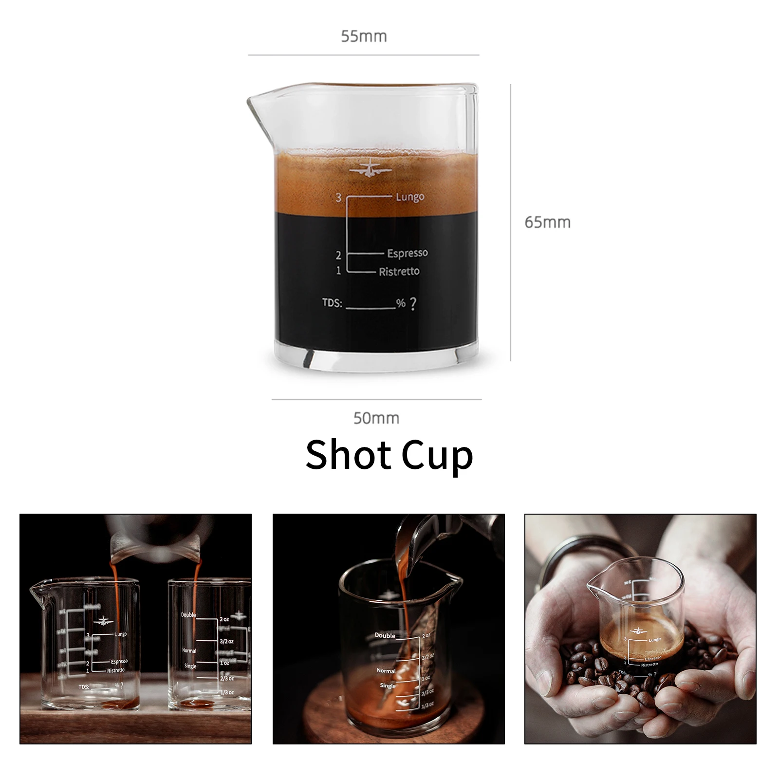 Borosilicate Glass Measuring Cups Glass Measuring Cup Coffee High