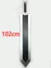 102cm Anime  Cosplay Guts Dragon Chopping Sword Prop Black Great Sword Weapon Role Play Gift Safety PU Sword 6