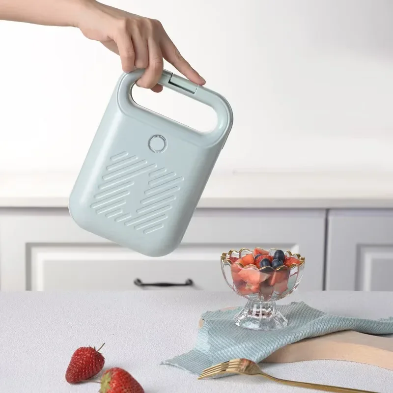 New Small Sandwich Breakfast Machine Toast Bread Maker Multi-Purpose Waffle Maker 3