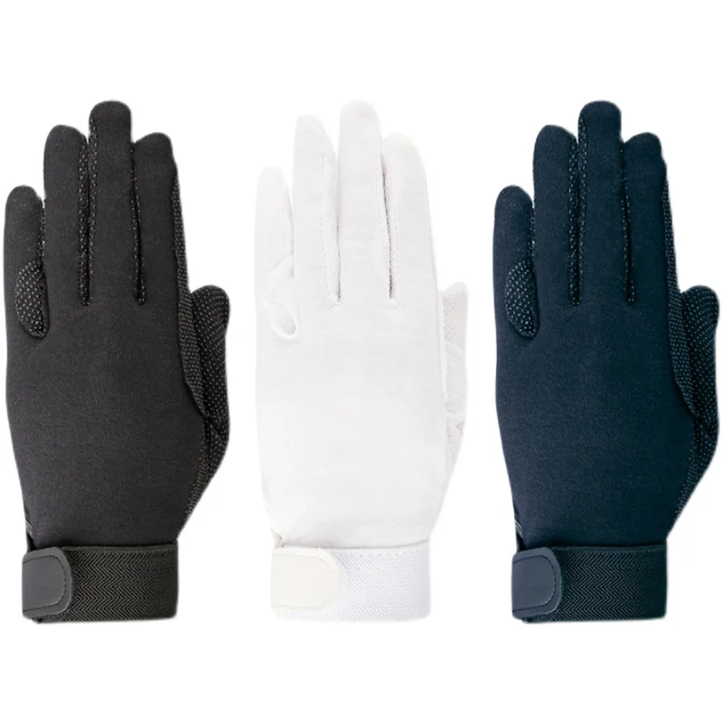 Cavassion anti-slip equestrian gloves when riding horses outdoor sports 5