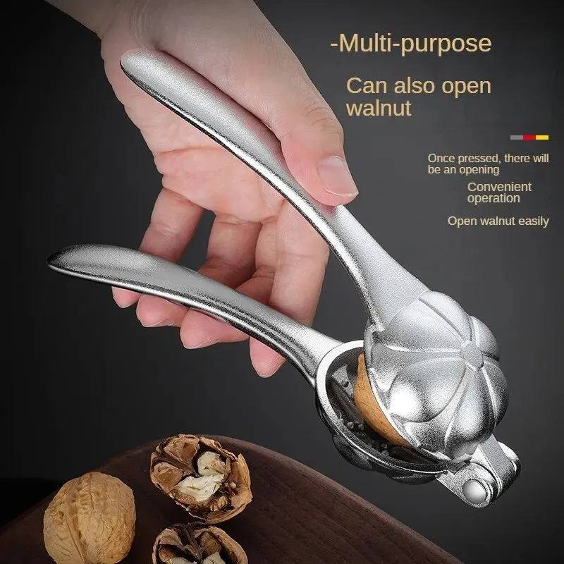 Nut Sheller Kitchen Tool Chestnut Clip Stainless Steel Shell Opener Nut Cracker Walnut Pliers Cutter