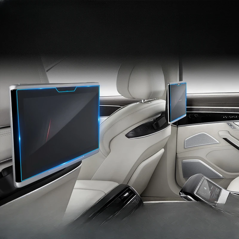 

Закаленное стекло для Audi A8L 2017 2018 2019, защита для задних сидений, пленка для сенсорного ЖК-дисплея, аксессуары для салона автомобиля