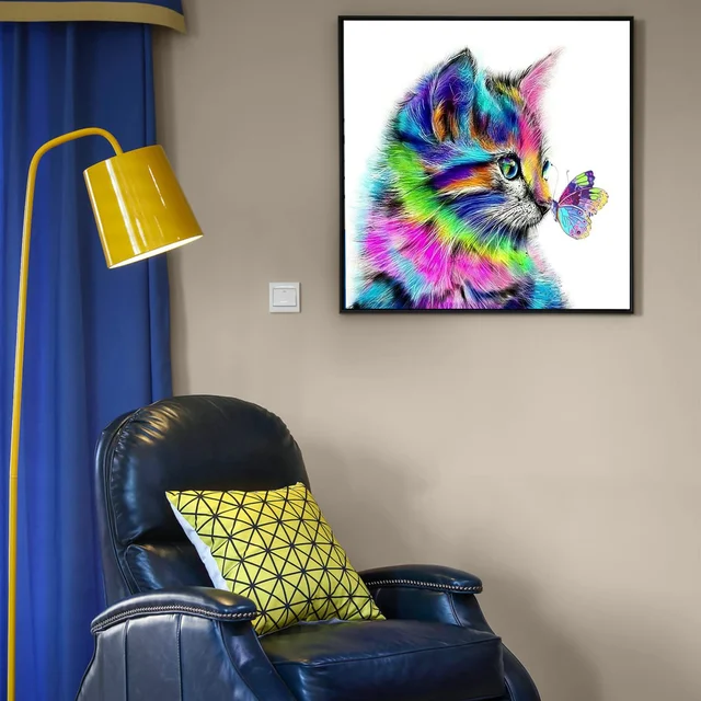 Diamond Painting Kits, DIY  Cross Stitch Full Drill Crystal Rhinestone Embroidery Paintings Pictures for Home Wall Decor 6