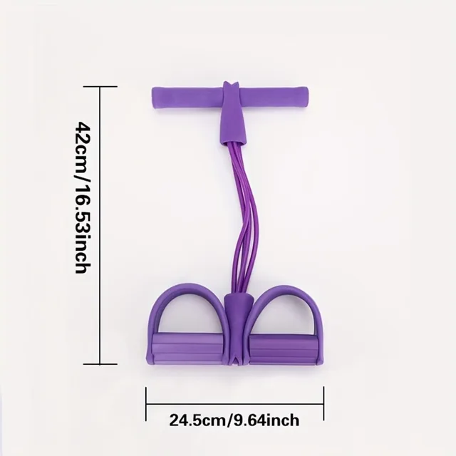 4/6 TubeElastic Yoga Pedal Puller Resistance Band Workout Pull Tension Rope for Abdomen/Waist/Leg Stretching Slimming Training 6