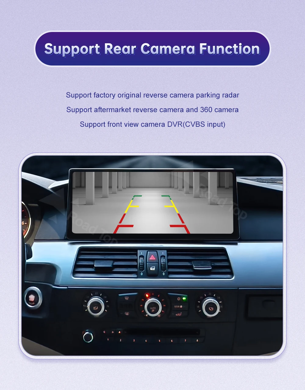 12,3-Zoll-Ultra-Thin-Bildschirm für BMW 5er E60 E61 3er E90 E91 E92 E93 CCC/CIC Wireless Carplay Multimedia-Monitor-Radio fürs Auto – Detail 17