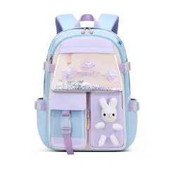 Durable Tear Resistance Waterproof Wear-resistant Anti-scratch Multi Pockets Backpack Students Backpack Book Storage