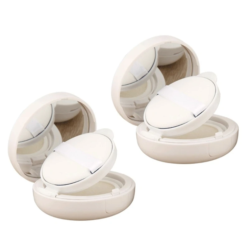 

Empty Air Cushion Box with Powders Sponges Mirror Portable Cosmetic Makeup Container Makeup for BB Cream