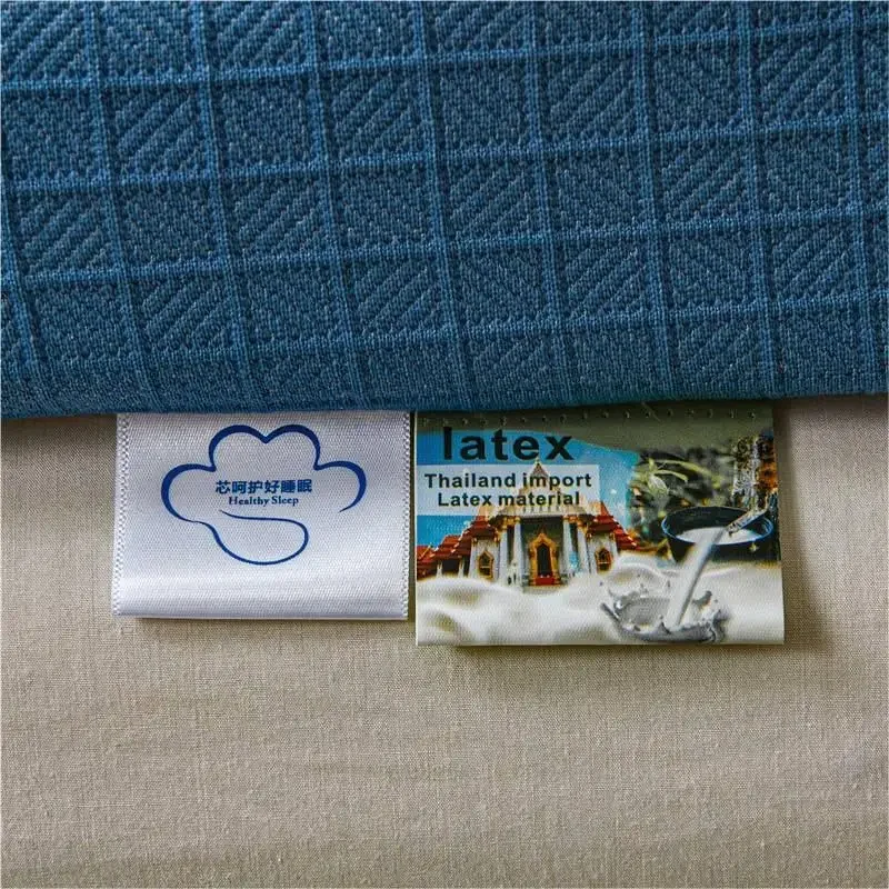 New Thailand Natural Latex Pillow Removable and Washable Pillowcase Household Traction Neck Pillow 3