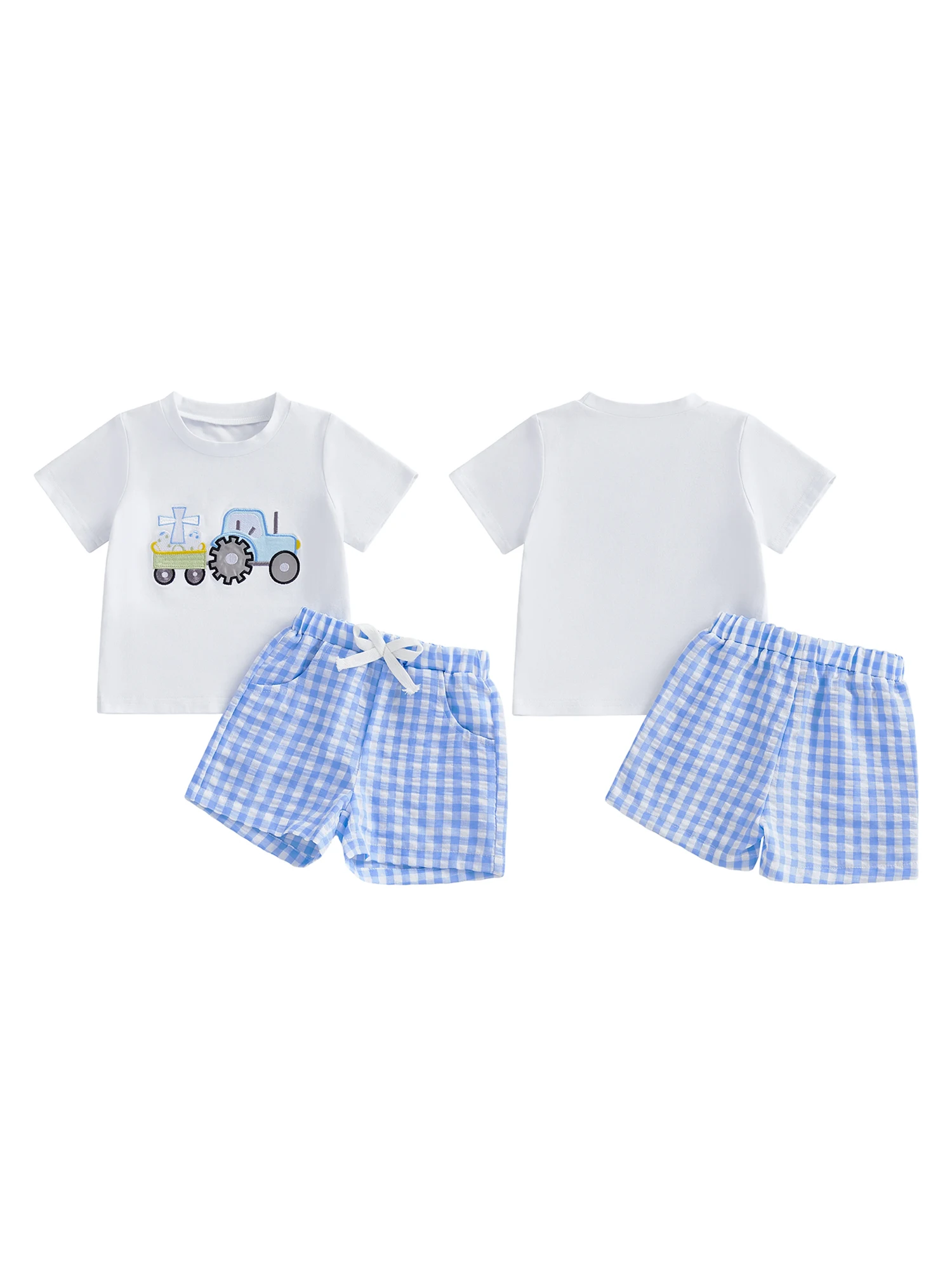 Baby Girl Easter Outfit Floral Bunny Romper and Headband Set Toddler Spring Summer Clothes 2 Piece Set for Girls