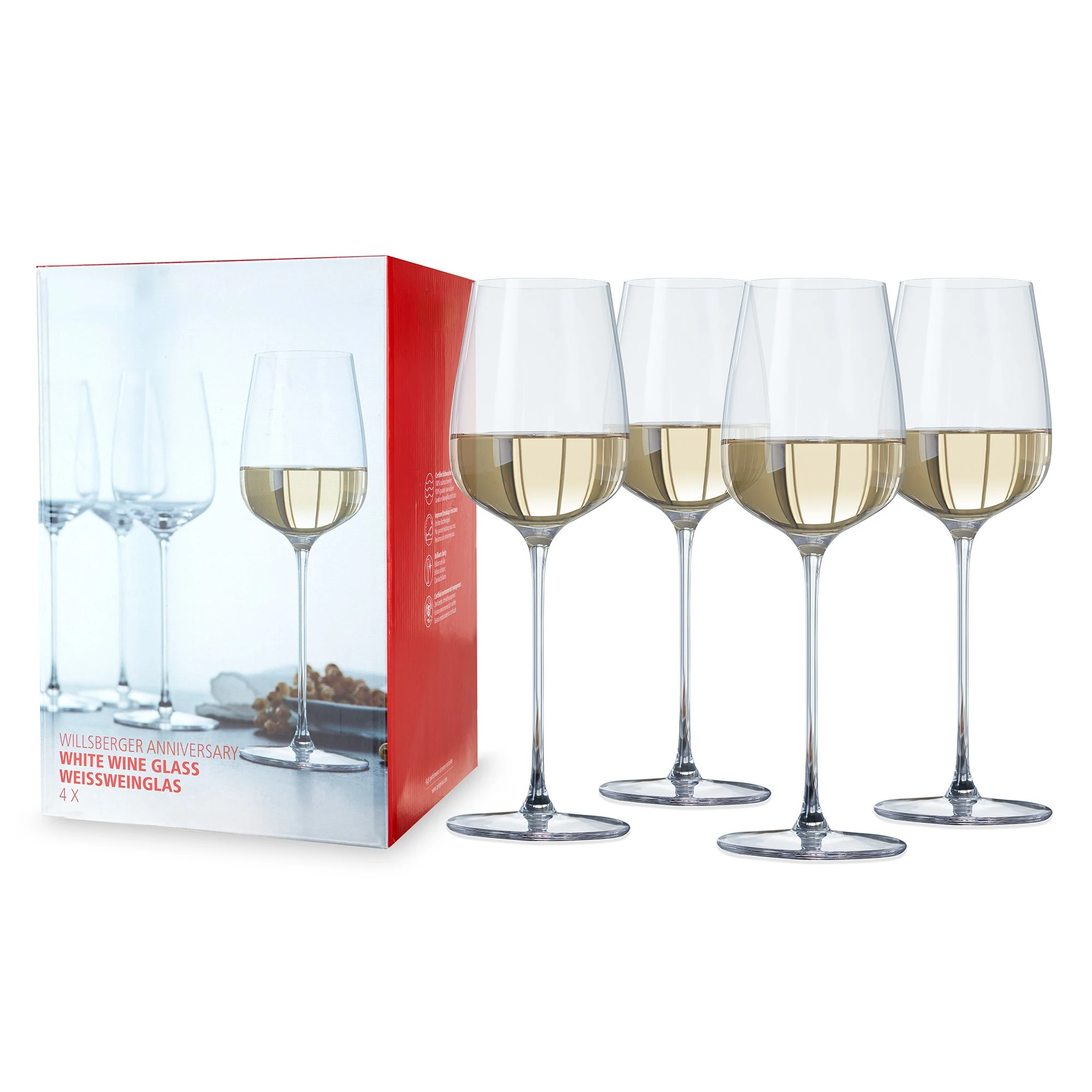 

Anibersari white wine glass wine supplies wine glass