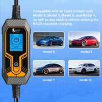 feyree Portable EV Charger Wallbox Tesla 7KW 32A 1Phase Level 2 with 5m Cable Current Adjustable for all Tesla Models 3/Y/S/X - Image 6