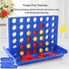 Foldable Connect 4 In A Line Board Game Classic Party Chess Family Toy Early Educational Puzzle Children Thinking Training Gifts 1