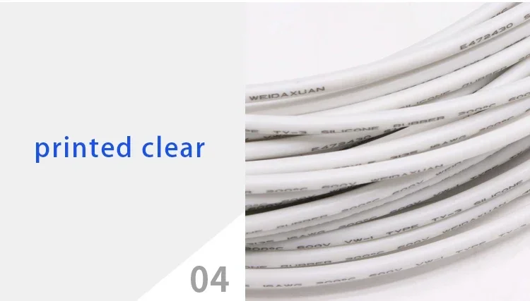 Description Picture 6 of item2/5/10M UL3135 Wire Silicone Insulation Tinned Copper 30 28 26 24 22 20 18 16 14 12 10 AWG High Temperature Resistant Cable Line