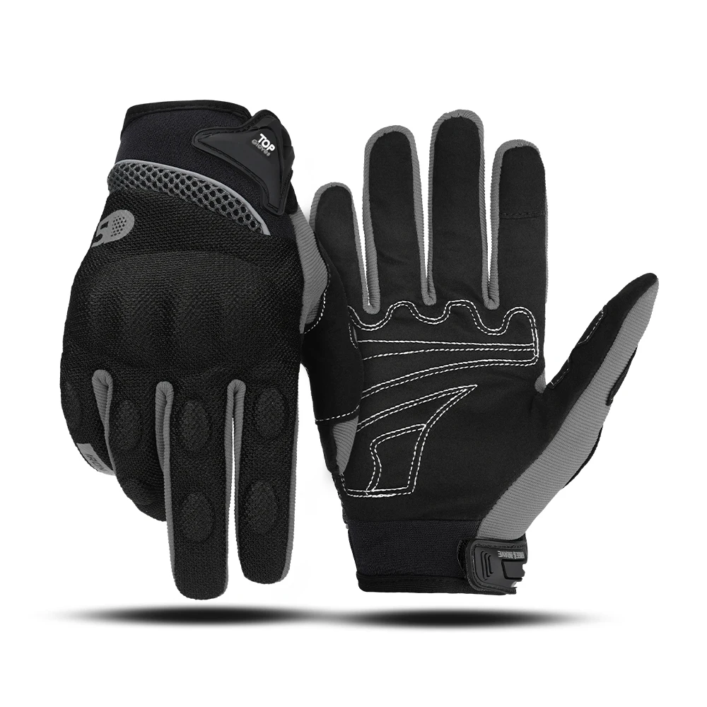 Breathable Touch Screen Motorcycle Racing Gloves for Men – Summer Protective Gear for Riding and Cycling
