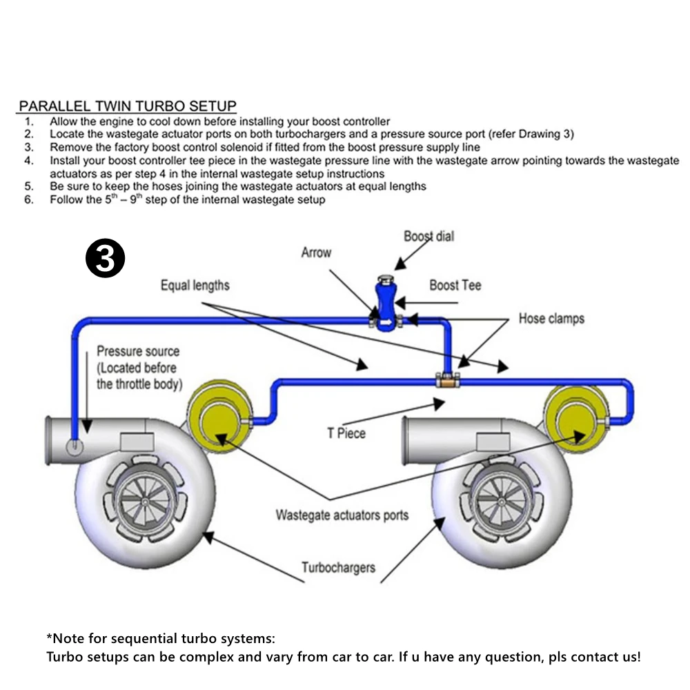 Sequential Turbo Design Car Modified Turbo Boost Controller Pressurize Regulating Aluminum ...
