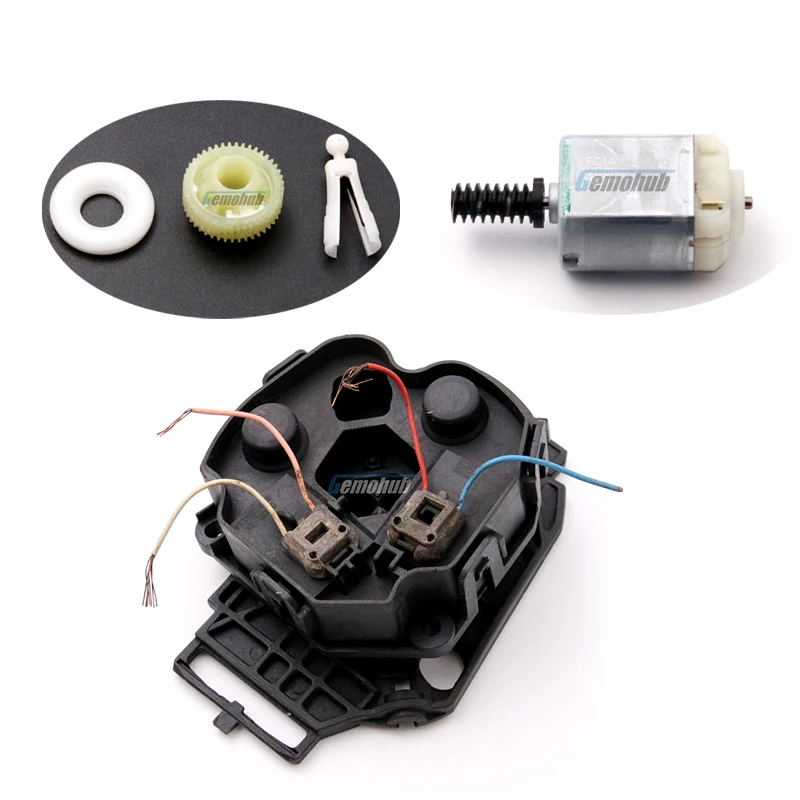 

Электрический зеркальный двигатель DC FC140RD09190 для 2002-2005 Ford FUSION 2003-2015 Toyota Avensis модуль пластиковая Шестерня оригинальная автомобильная деталь