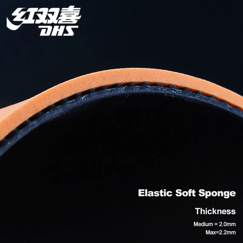 Table Tennis Rubber Original DHS PF4 50 Sticky Pimples-in PF4 Ping Pong Rubber for Loop Driving with Attack