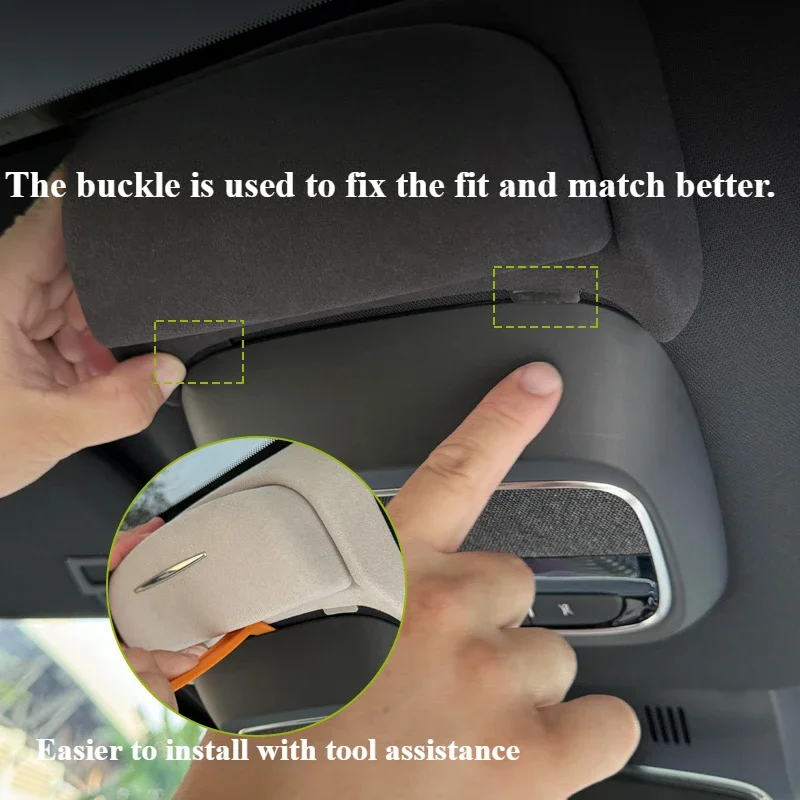 For XPENG G6 Sunglasses Holder Sunroof Storage Foldable Organizer Upgraded Anti-Slip Car Interior Accessories