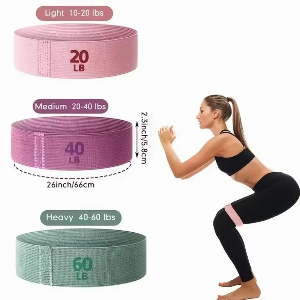 Adjustable Resistance Fitness Bands - Versatile Loop Bands