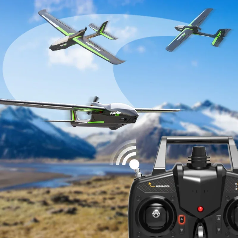 Volantex 600mm 76102s 2.4GHZ 4CH RC Glider Model Beginner's Guide Fixed Wing Adult Outdoor Remote Control Toy Aircraft Adult toy 4