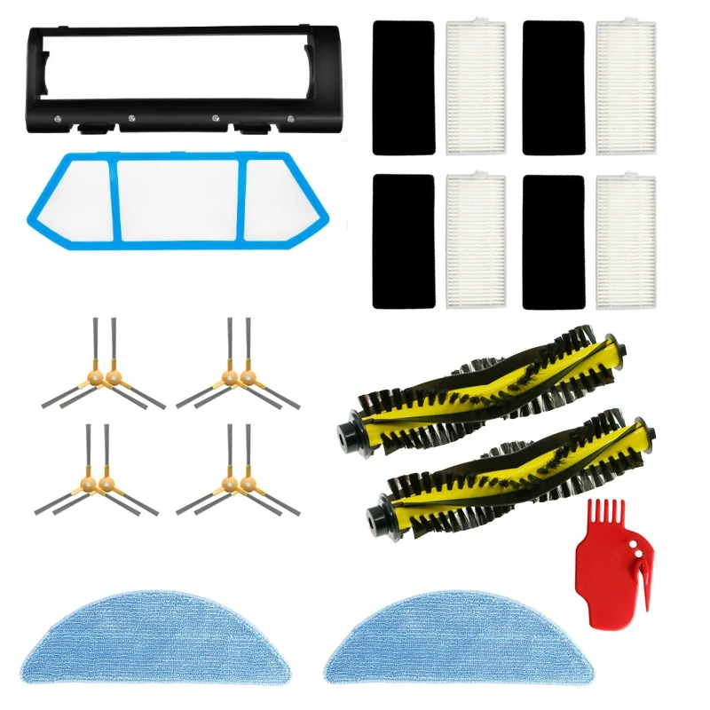 

HOT SALE Vacuum Sweeping Main Brush Mop Cloth Side Brush Sponge Filter Set For Neatsvor X500 Removable Household Appliances Part