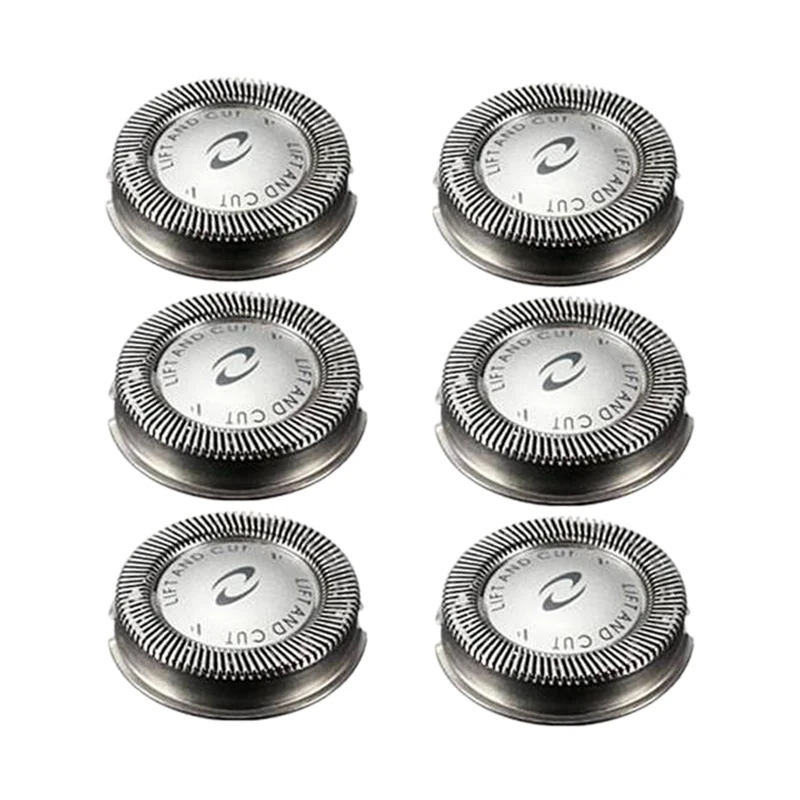 6Pcs Shaver Head Replacement Shaver Blade for HQ3 HQ32 HQ36 HQ40 HQ300 Blade for Men