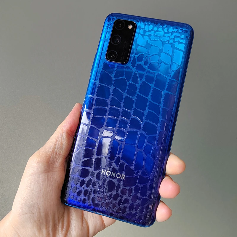 20-50pcs Alligator Back Film Sticker For Cutting Machine Crocodile Transparent Screen Protector For iPhone Decorative Back Cover