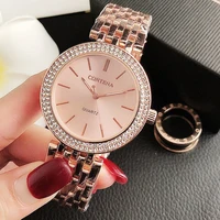 Women's Watches Luxury Stainless Steel Rhinestone Women Quartz Wristwatches Fashion Top Brand Ladies Bracelet zegarek damski - Image 4