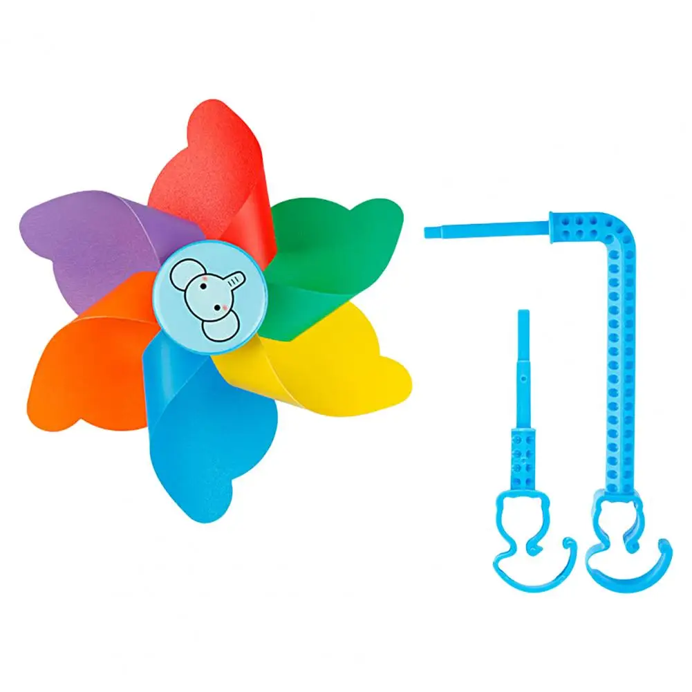 Bicycle Windmill Cartoon Colorful Tassel Fan Blade Long/Short Pole Outdoor Children Bike Pinwheel Cycling Handlebar Accessories