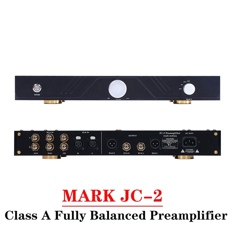 

Mark JC2 Class A Fully Balanced Preamplifier Low Distortion Supports XLR Single Ended HIFI Preamplifier for Audio Amplifier